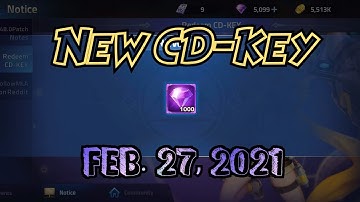 New CD-Key - Feb. 27, 2021 • 1k Diamonds | MLA Gameplay