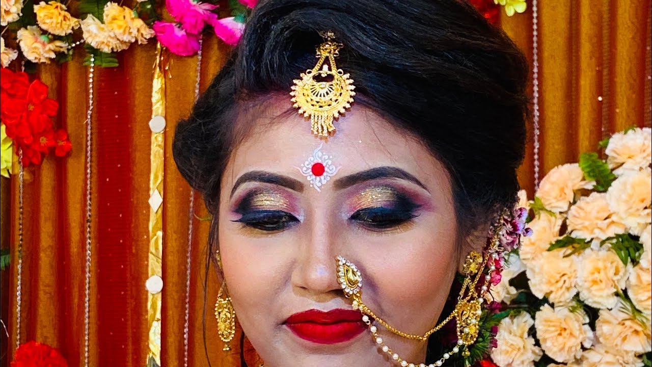 bengali reception look
