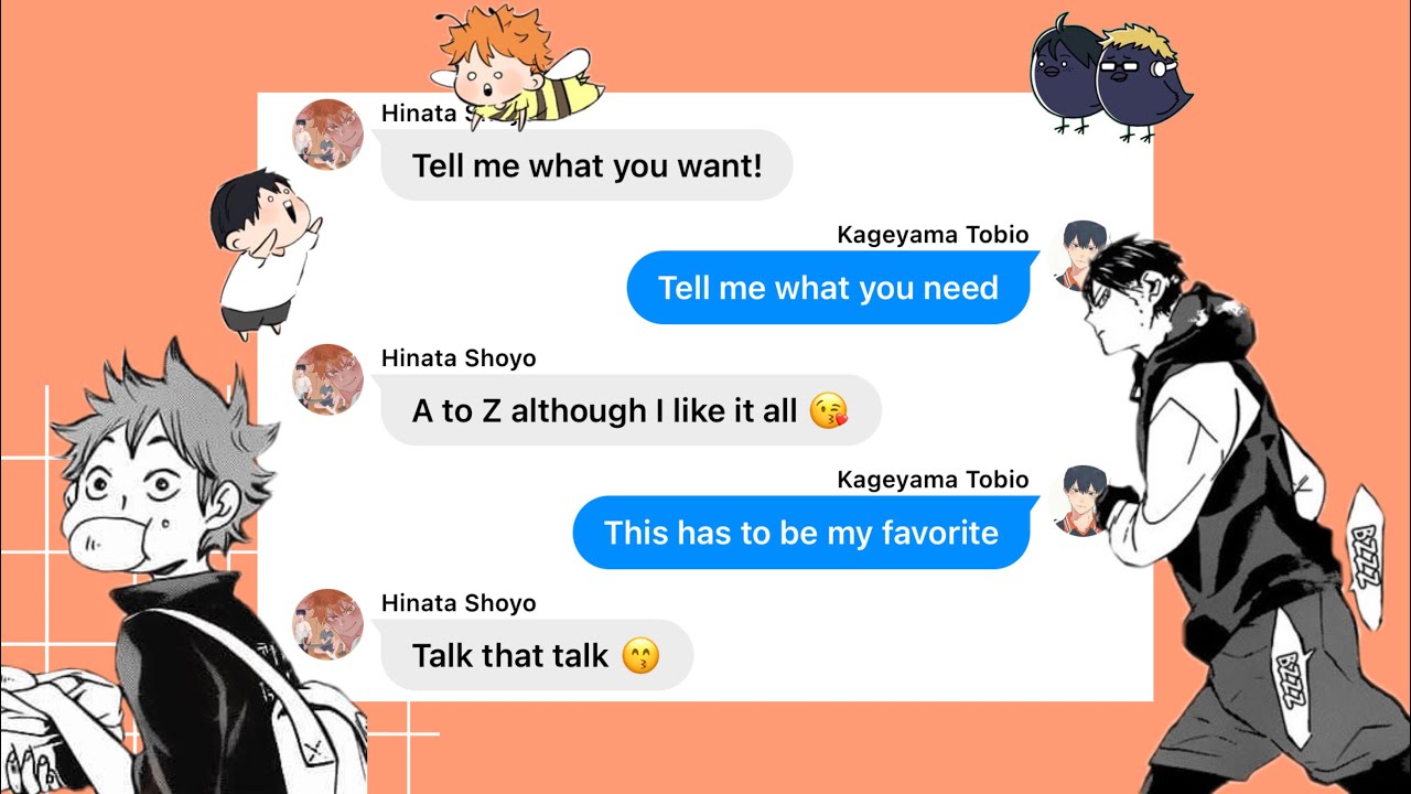 Kagehina talk that talk | Talk That Talk by TWICE | Tsukikage + Yamahina | Haikyuu texts