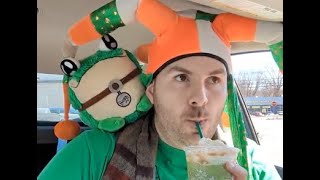 Starbucks' Luck Of The Matcha Crème Frappuccino Review (Nick Ate It)