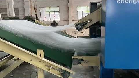 WJM-2 Thermal bonding wadding production line polyester padding machine line