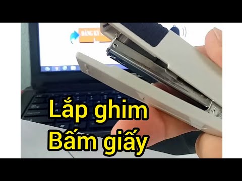 Video Cách lắp ghim bấm giấy. cách thay ghim bấm giấy - youtube