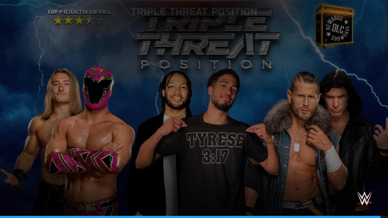 WWE 2K25 TRIPLE THREAT POSITION