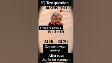 IQ Test 🧐 Only For Genius | Can You Solve This Puzzle? #maths #iqtest #shorts #ytshorts #support