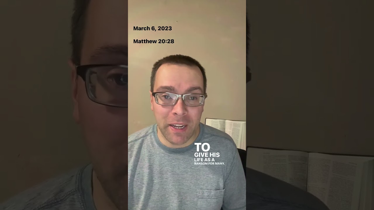 A servant’s heart!  Matthew 