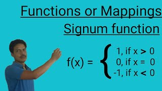 Signum function or Sign function - Class 11 - NCERT - Function - Part 6