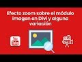 Efecto zoom sobre el módulo imagen en Divi y alguna variación