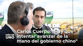 Carlos Cuerpo: 'We must try to move forward hand in hand with the Chinese government'