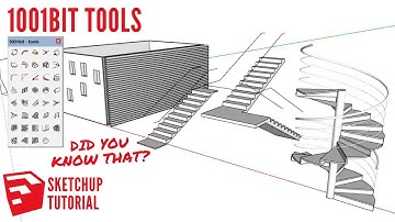 How to use 1001bit tools sketchup tutorial