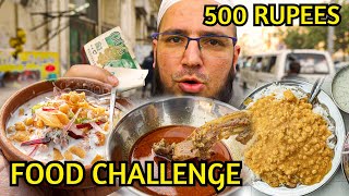 Food Challenge in 500 Rupees | 60 Years Old Mutton Qourma Shop | Street Food | Regal Chowk Lahore