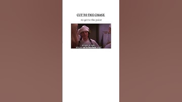 IDIOM - CUT TO THE CHASE #english #englishidioms #shortvideo #shorts