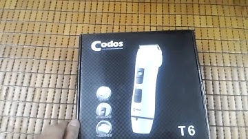 BÁN TÔNG ĐƠ CẮT TÓC TẠI HÀ NỘI Đập hộp Tông đơ Codos T6