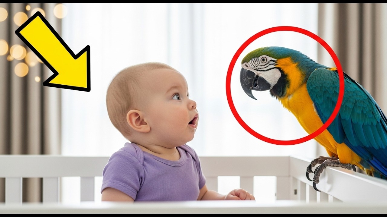 Если бы камера не вела запись, мы бы не поверили, что этот попугай сделал с птенцом!