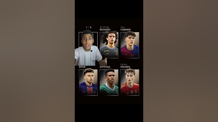 قائمة أفضل لاعب شاب#لامين_يامال#كوبارسي#دوي#برشلونه#باريس#دوري_ابطال_اوروبا