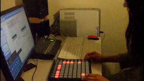 Novation launchpad - nonome - mix