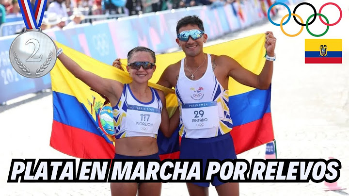 Medalla de Plata para Ecuador en marcha por relevos mixtos