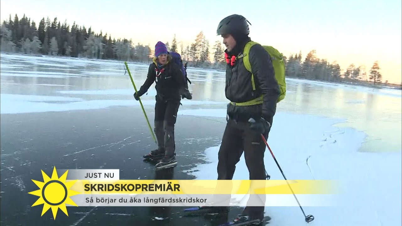Så börjar du åka långfärdsskridskor - Nyhetsmorgon (TV4)