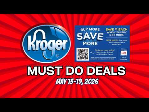 *FREEBIES* Kroger MUST DO Deals for 5/13-5/19 | MEGA SALE, Weekly Digitals, Buy 2 Save $10, & MORE