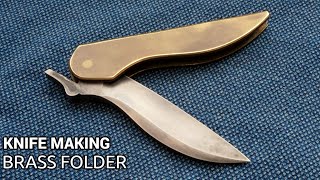 Knife Making  Brass Folder