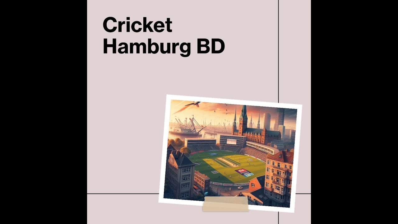 Cricket Hamburg BD BCCB Eid Cup 2023 Pre match live YouTube