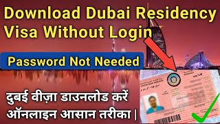 Dubai Residency Visa Copy Download Online | Step-by-Step Without UAE PASS screenshot 4