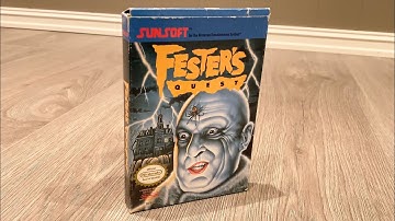 Festers Quest Unboxing ASMR - Nintendo 8bit
