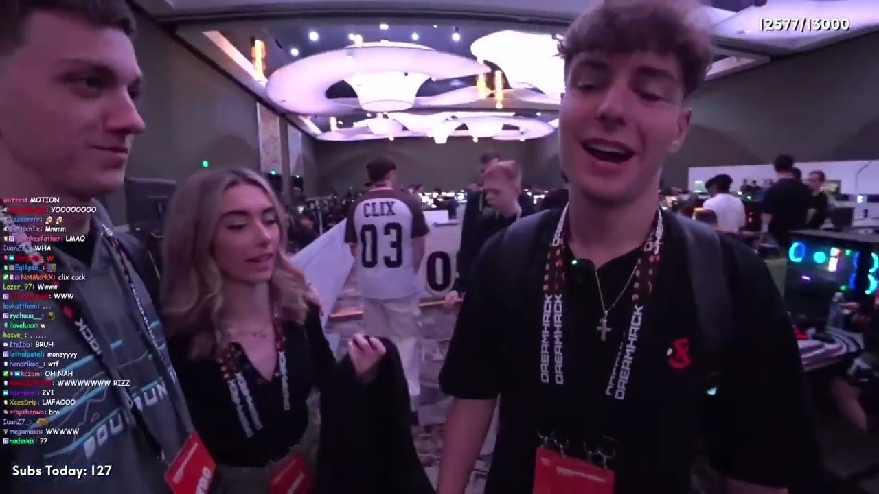 Blake and Sommerset meets Cl!x at DreamHack 😬😅