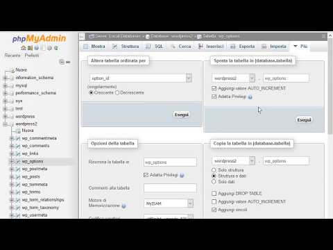 Truncate table mysql with PhpMyAdmin