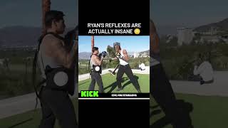 Ryan's reflexes are actually insane 😳#kickstreaming #streamer #shorts #fyp