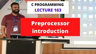 C PROGRAMMING LECTURE 163 PREPROCESSOR IN C