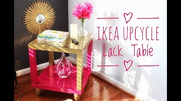DIY | IKEA Hack |  Lack Accent Table | Super Easy & Cheap