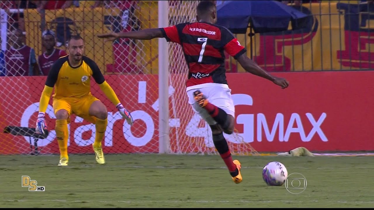 Gols de Flamengo 5 x 0 Resende - 1ª fase Carioca 2016