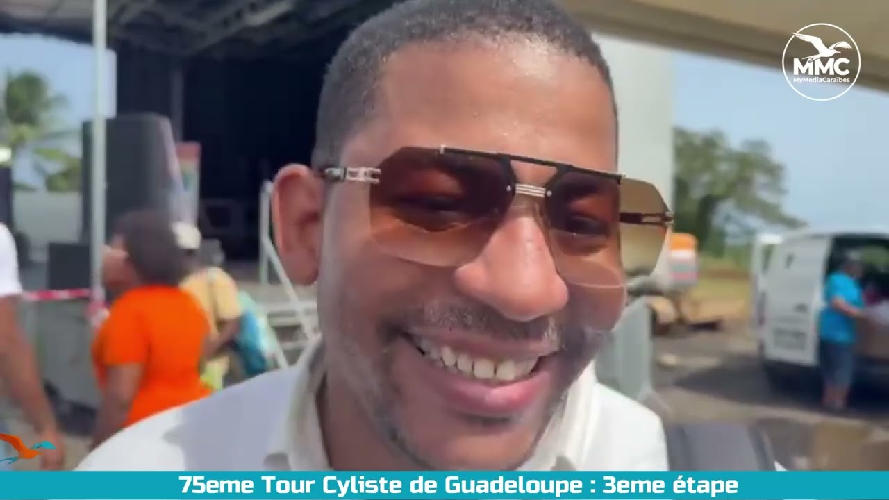 75e Tour Cycliste de Gpe | Itw de Jean-Philippe COURTOIS, Maire de Capesterre-Belle-Eau (3e étape)