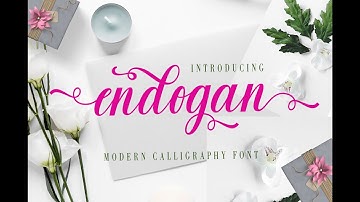 Endogan Script Font