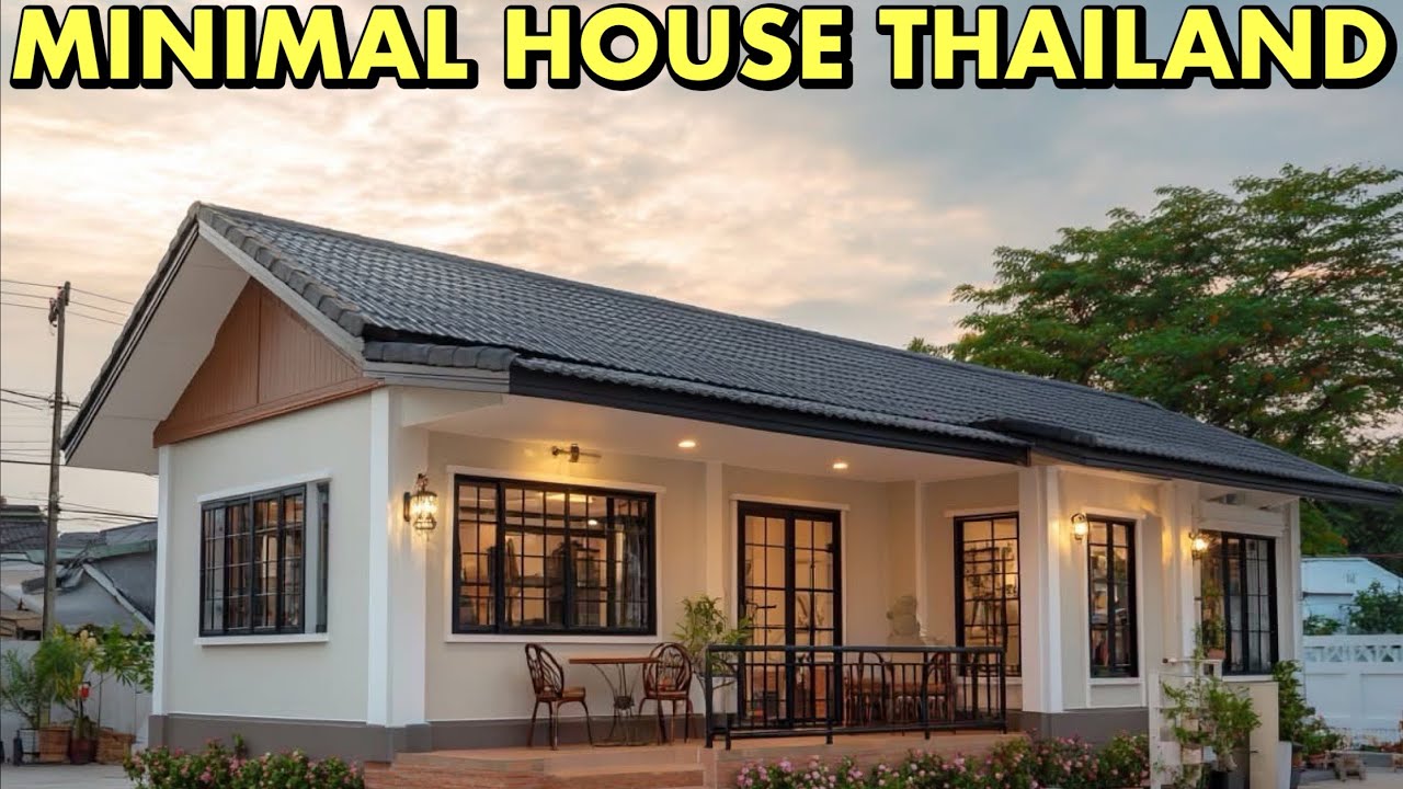Строительство минималистского дома в Таиланде за 60 дней