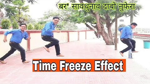 (BODO) Kinemaster Tutorial ! How To Freeze Anything in Video  Time Frame !!! Professional Editing
