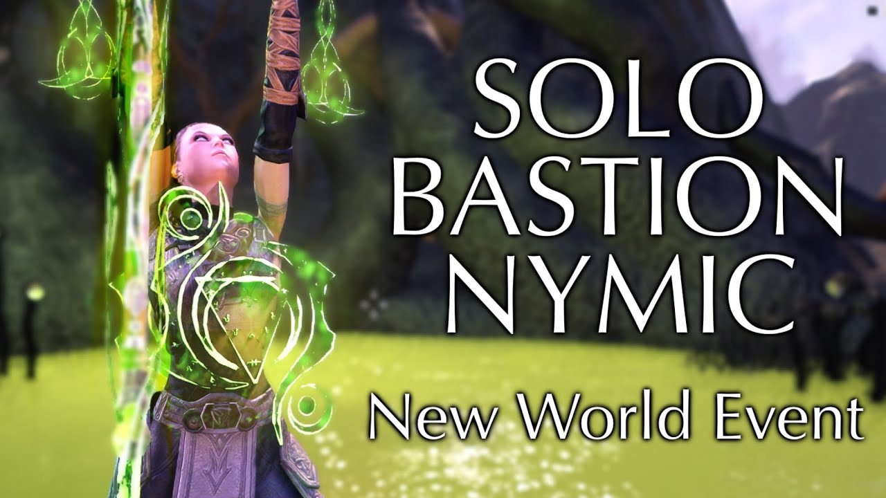 I SOLOED A Bastion Nymic ESO New World Event And Oakensoul Arcanist 