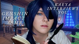 Genshin Asmr Kaeya Interviews You At The Knights Of Favonius Hq