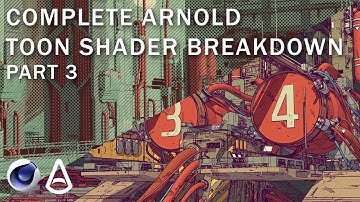 Arnold Toon Shader Series | Part 3 | Using camera projections to create halftone effects
