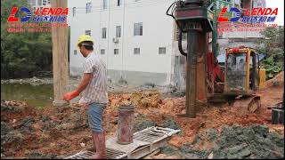 Rotary Drilling Rig Groundwater Foundation Construction