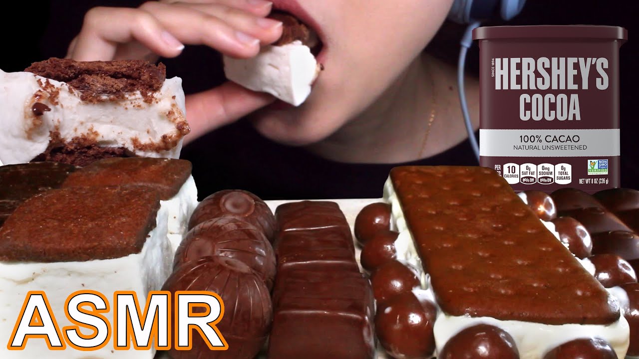 ASMR Chocolate Party EATING SOUNDS | 초콜릿 파티 먹방 | NO TALKING - YouTube