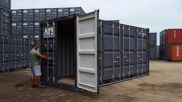 Open Side Shipping Container Demo - ATS Containers