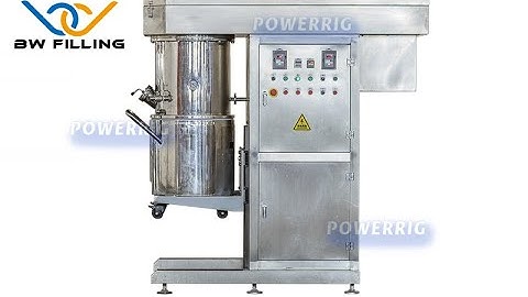 50L Double Planetary Mixer: One Minute To Show How Does Machine Mix The Material Automatically.