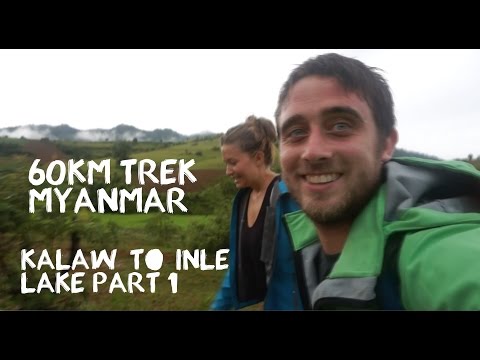 Trekking Myanmar Travel Vlog (Kalaw to Inle Lake 60km - Part 1)