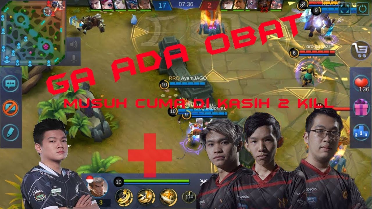 Mobile Legends | 4 RRQ + REVO EMPEROR | MUSUH CUMAN DI KSH 2 KILL!!