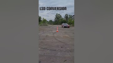 Open diff VS LSD conversion | BMW E36 8 figure drifting | powered by RacingDiffs