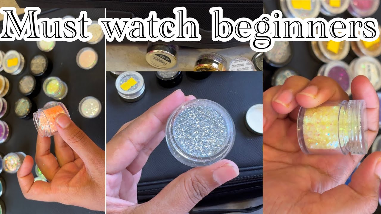 My glitter collection as beginner makeup artist 