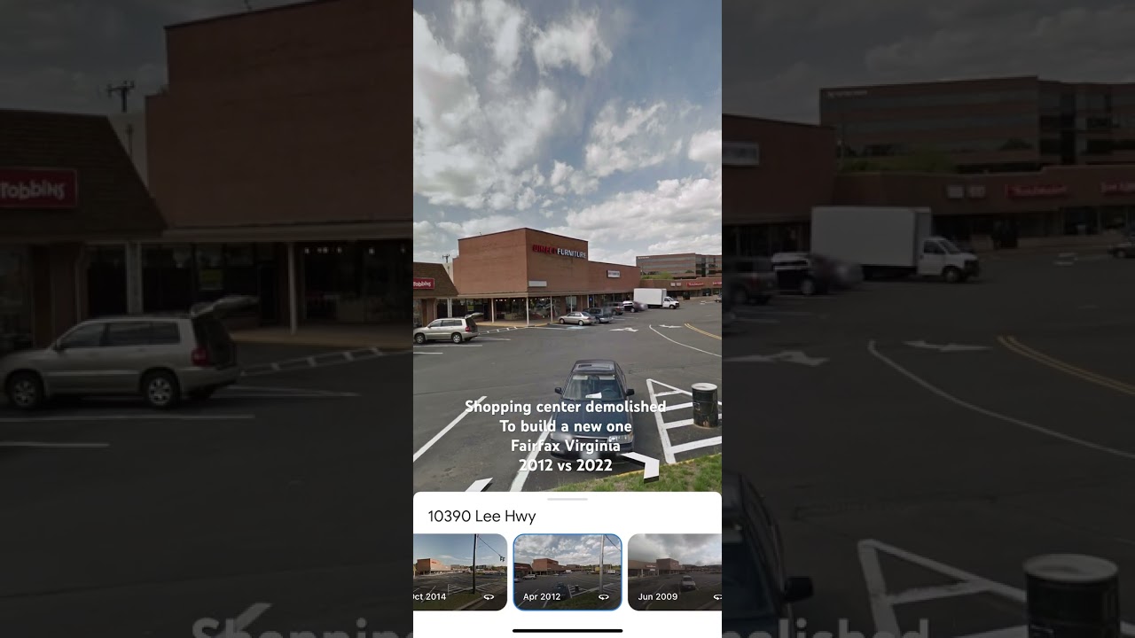 Shopping center demolished 