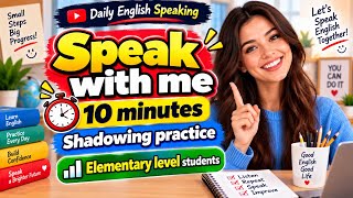 50 English sentences (Shadowing practice) for daily conversations. #shadowing 