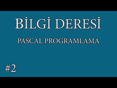 Pascal Programlama - 2